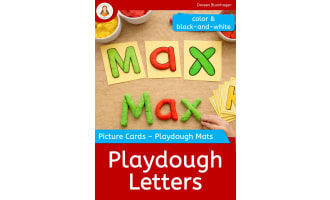 Playdough Letter Mats – Alphabet A–Z