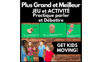 Plus Grand et Meilleur French Speaking Practice Game un jeu oral