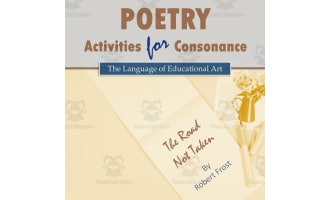 Poetry Activities for Consonance w/ Robert Frost 'The Road Not Taken'