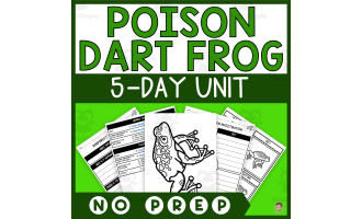 Poison Dart Frog Unit Study (Rainforest Animals Lesson Plan, Videos, Activities)