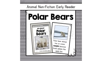 Polar Bears Early Reader Nonfiction Book