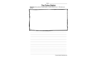 Police Officers Writing Worksheet
