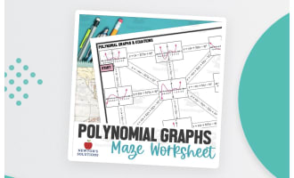 Polynomial Graphs and Equations Maze Activity