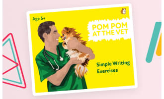 ‘Pom Pom At The Vet’: A Fun Writing And Drawing Activity (4 years +)