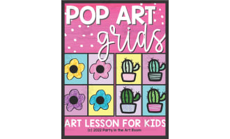 Pop Art Grids Art Lesson for Kids