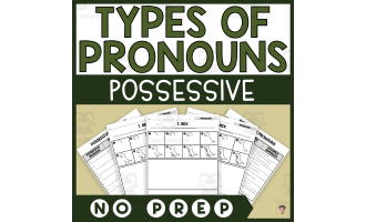 Possessive Pronouns - Dinosaur Directed Drawing