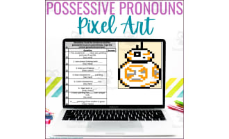 Possessive Pronouns Pixel Art