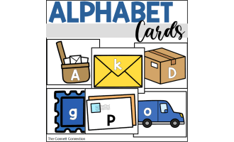 Post Office Alphabet Cards