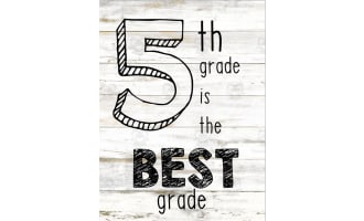 Poster: To Inspire 5th Graders