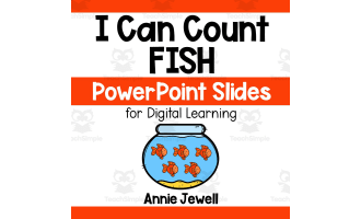 PowerPoint Slides – Digital Counting Task Cards – Fish