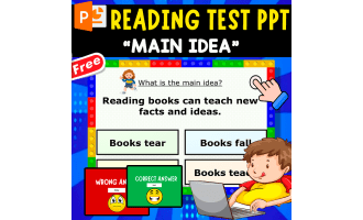 PPT QUIZ INTERACTIVE | THE MAIN IDEA | ELA