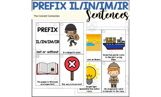 Prefix IL/IM/IN/IR Sentence Reading Rings