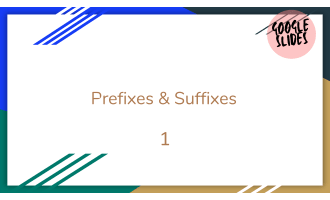 Prefixes and Suffixes Sample Lesson - Grammar Grade 5-6 (Slides)
