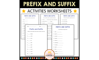 Prefixes and Suffixes Worksheets and Vocabulary Activities for Grade 2