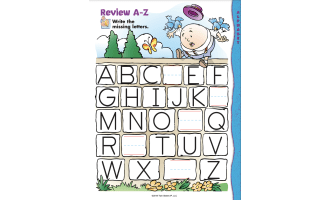 PreK Learning: Recognizing and Writing Letters A-Z Printable Workbook