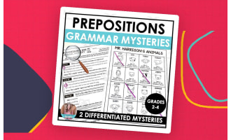 Prepositions Animal Mysteries Activity