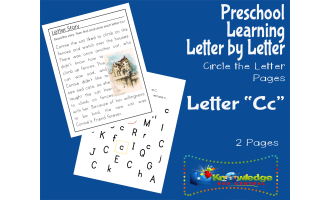 Preschool Letter by Letter: Letter C - Circle the Letter