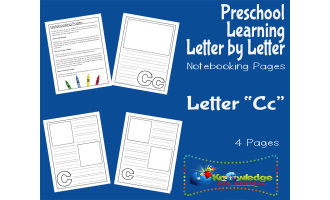 Preschool Letter by Letter: Letter C- Notebooking
