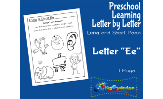 Preschool Letter by Letter: Letter E - Long & Short Vowel Sounds