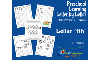 Preschool Letter by Letter: Letter H - Handwriting