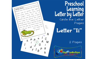 Preschool Letter by Letter: Letter I - Circle the Letter