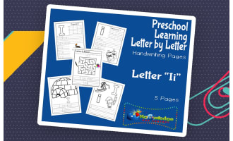 Preschool Letter by Letter: Letter I - Handwriting