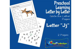 Preschool Letter by Letter: Letter J - Circle the Letter