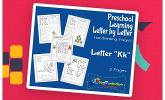 Preschool Letter by Letter: Letter K - Handwriting