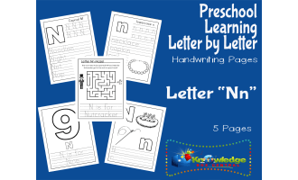Preschool Letter by Letter: Letter N - Handwriting