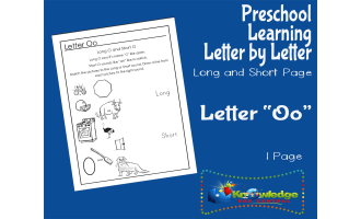 Preschool Letter by Letter: Letter O - Long and Short