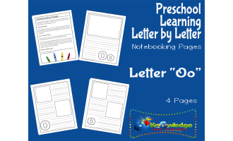 Preschool Letter by Letter: Letter O - Notebooking