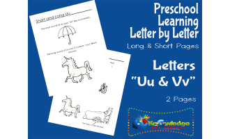 Preschool Letter by Letter: Letter U - Long and Short