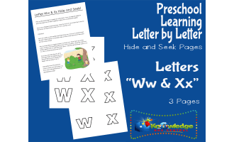 Preschool Letter by Letter: Letters W & X - Hide and Seek