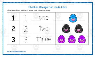 Preschool Recognition Activity Packet