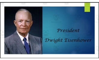 President Dwight Eisenhower Biography PowerPoint