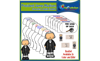 President James Madison Interactive Foldable Booklets – EBOOK