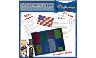 President's Day Mini-Lapbook / Interactive Notebook - EBOOK