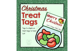 Printable Christmas Goodie Bag Tags