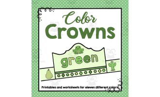 Printable Color Crowns| Learning Colors | Preschool Worksheets