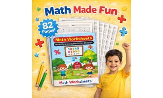 Printable Math Worksheets Bundle | Homeschool Math Practice PDF K-3