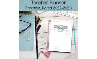 Printable Teacher Planner Dated 2022-2023