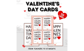 Printable Valentine's Day Cards for Students: Show Your Love!