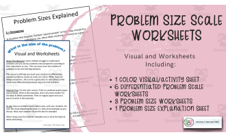 Problem Size Scales and Activities