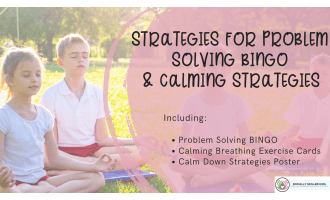 Problem Solving Strategies BINGO and Calming Strategies