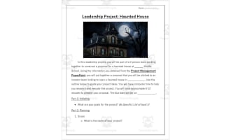 Project: Haunted House - Leadership