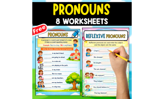 PRONOUNS | 8 FREE WORKSHEETS