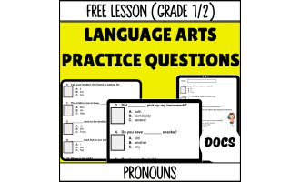Pronouns Sample - Grades 1-2 Grammar (Docs)