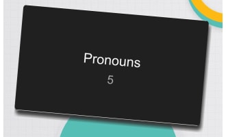 Pronouns Sample: Grammar Grades 3-4 (PPT)
