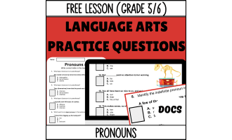 Pronouns Sample Lesson - Grammar Grade 5-6 (Docs)
