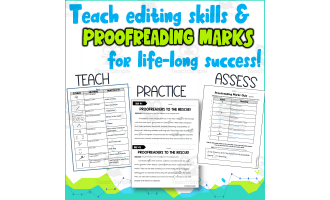 Proofreading and Editing Activity Packet